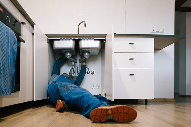 Professional Plumbing technician working in Weston, MA